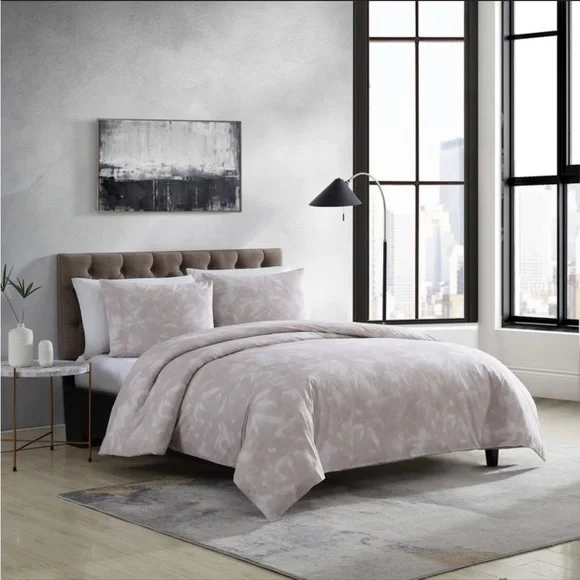 50%OFF‼️Kenneth Cole NY Lexington Floral Luxury Bedding 3pc duvet set Full QUEEN - Picture 9 of 15